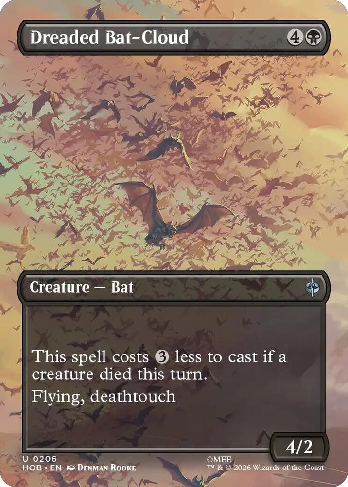 Dreaded Bat-Cloud (Borderless), The Hobbit 206