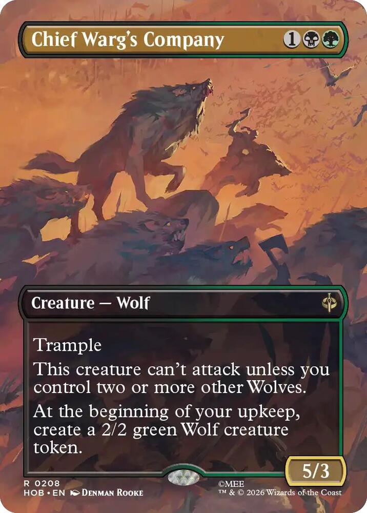 Chief Warg's Company (Borderless), The Hobbit 208