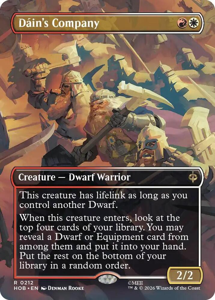 Dain's Company (Borderless), The Hobbit 212