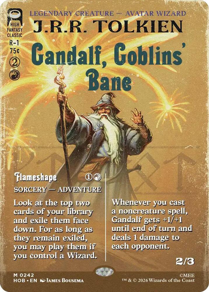 Gandalf, Goblins' Bane (Borderless), The Hobbit 242