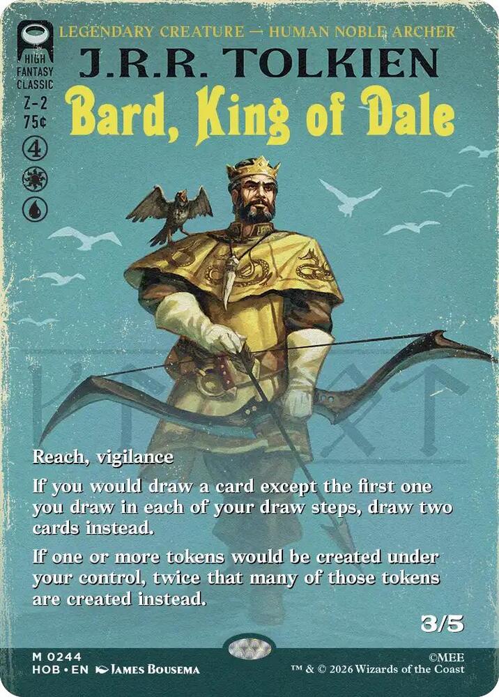 Bard, King of Dale (Borderless), The Hobbit 244