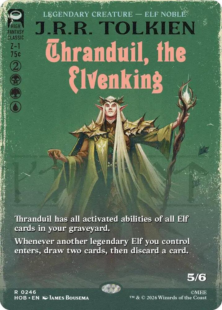 Thranduil, the Elvenking (Borderless), The Hobbit 246
