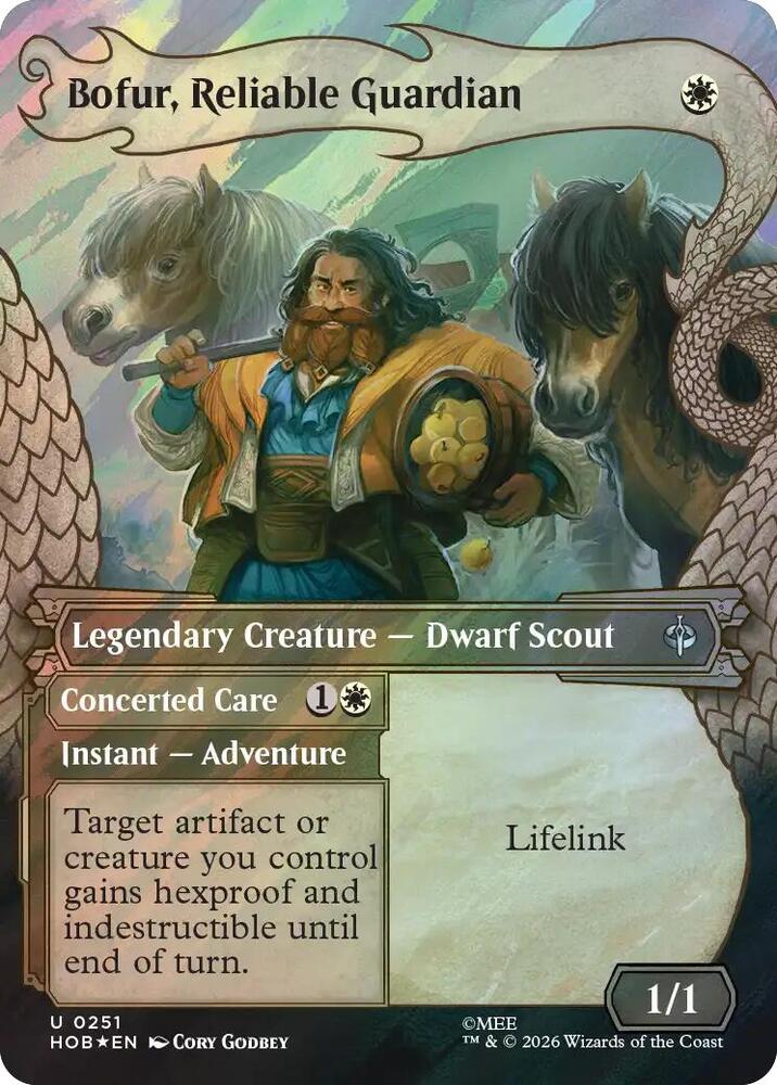 Bofur, Reliable Guardian (Showcase) (Surge Foil), The Hobbit 251