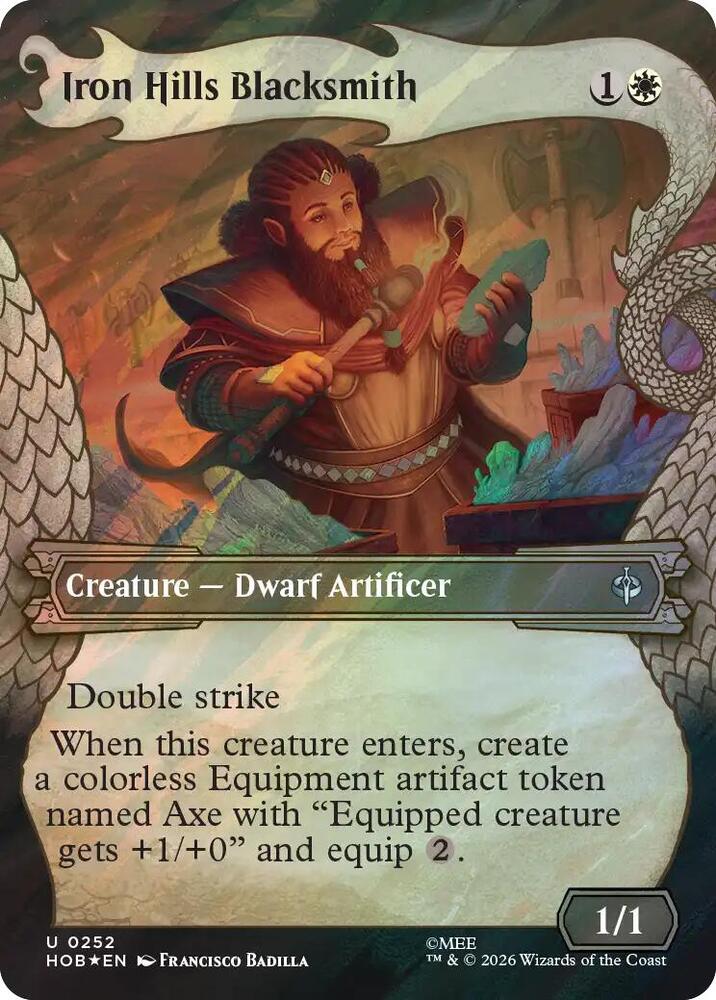 Iron Hills Blacksmith (Showcase) (Surge Foil), The Hobbit 252