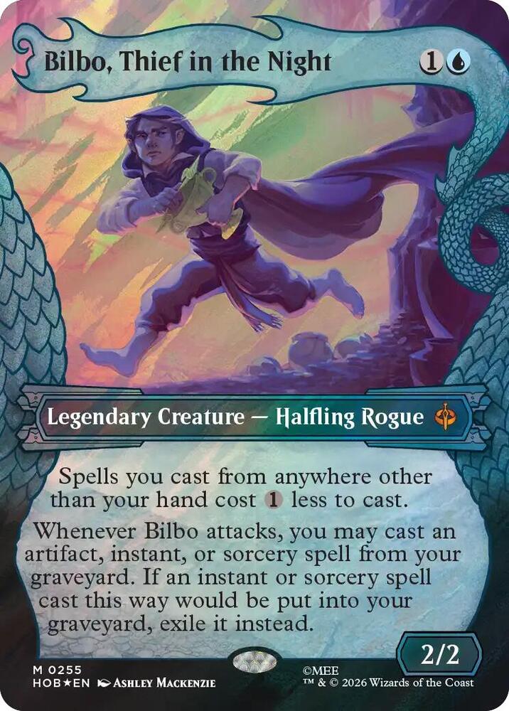 Bilbo, Thief in the Night (Showcase) (Surge Foil), The Hobbit 255
