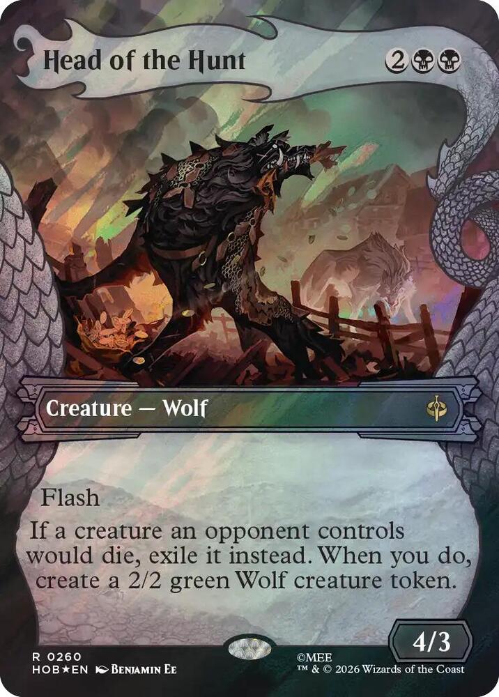 Head of the Hunt (Showcase) (Surge Foil), The Hobbit 260