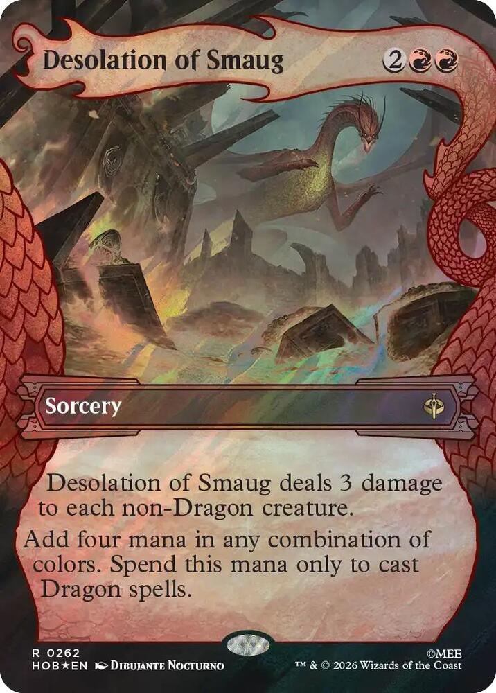 Desolation of Smaug (Showcase) (Surge Foil), The Hobbit 262