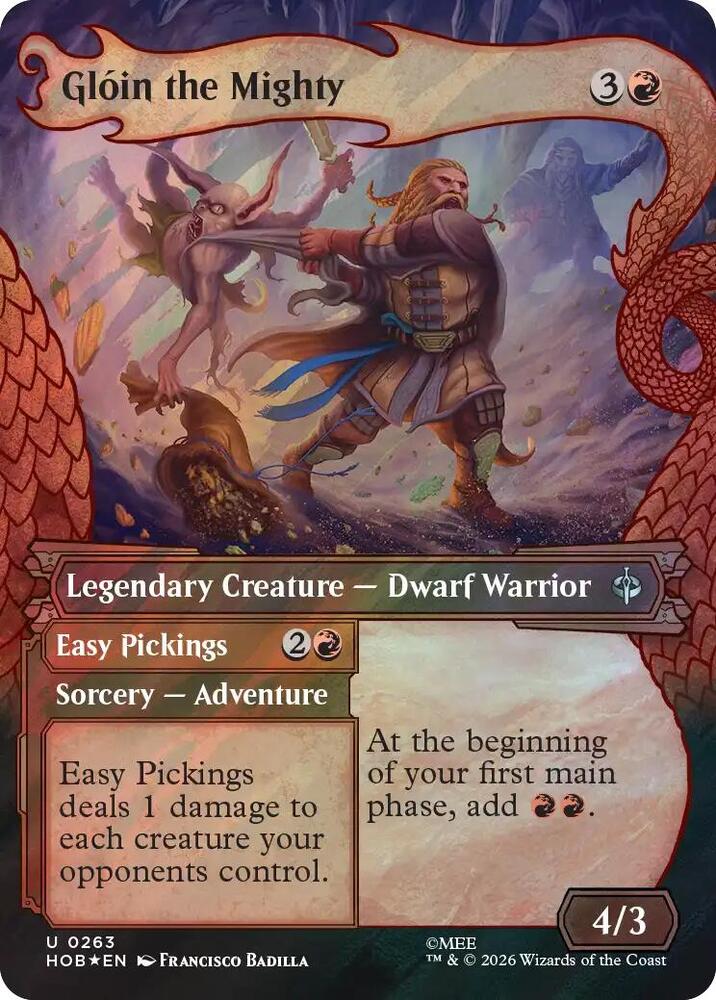 Gloin the Mighty (Showcase) (Surge Foil), The Hobbit 263