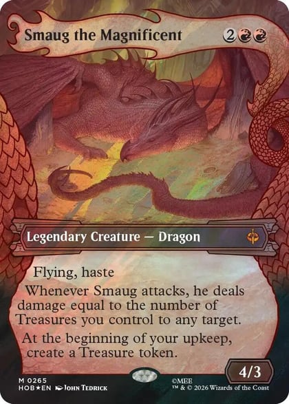 Smaug the Magnificent (Showcase) (Surge Foil), The Hobbit 265