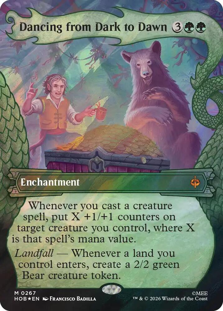 Dancing from Dark to Dawn (Showcase) (Surge Foil), The Hobbit 267