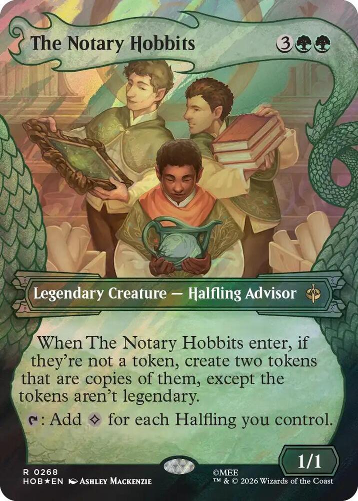 The Notary Hobbits (Showcase) (Surge Foil), The Hobbit 268