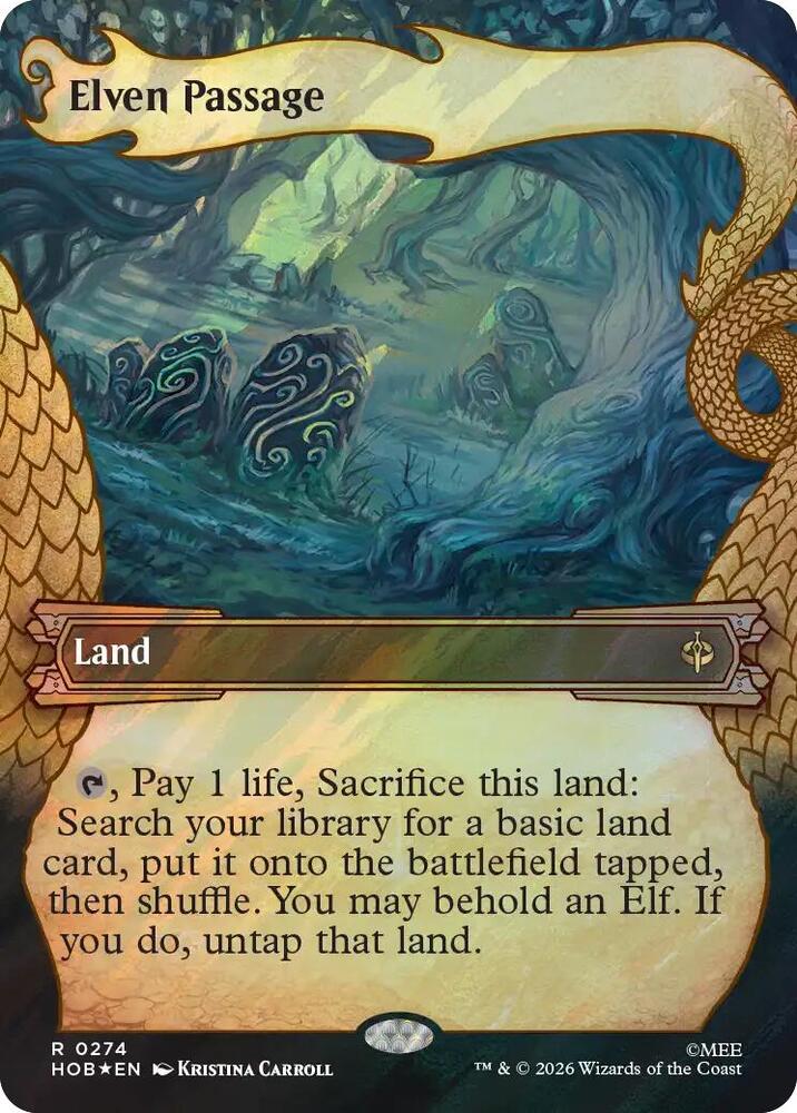 Elven Passage (Showcase) (Surge Foil), The Hobbit 274