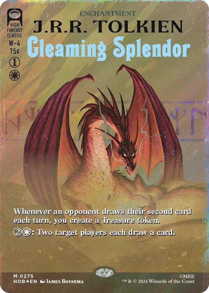 Gleaming Splendor (Borderless) (Surge Foil), The Hobbit 275