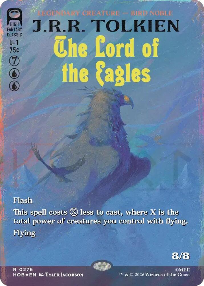 The Lord of the Eagles (Borderless) (Surge Foil), The Hobbit 276