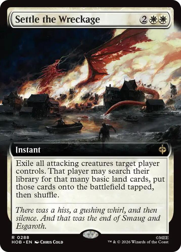 Settle the Wreckage (Extended Art), The Hobbit 288