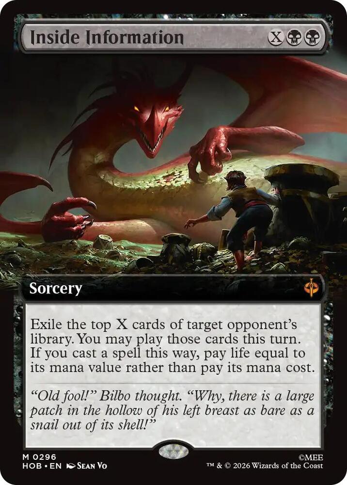 Inside Information (Extended Art), The Hobbit 296