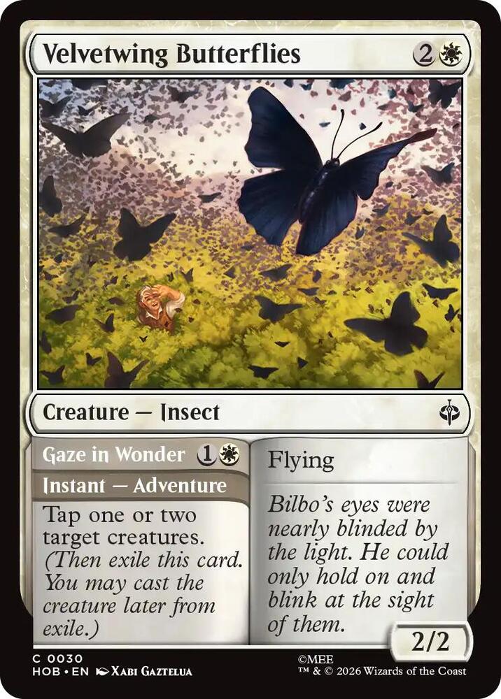 Velvetwing Butterflies, The Hobbit 30