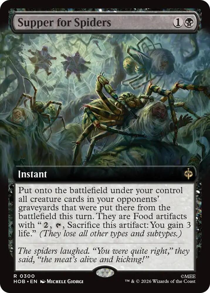 Supper for Spiders (Extended Art), The Hobbit 300