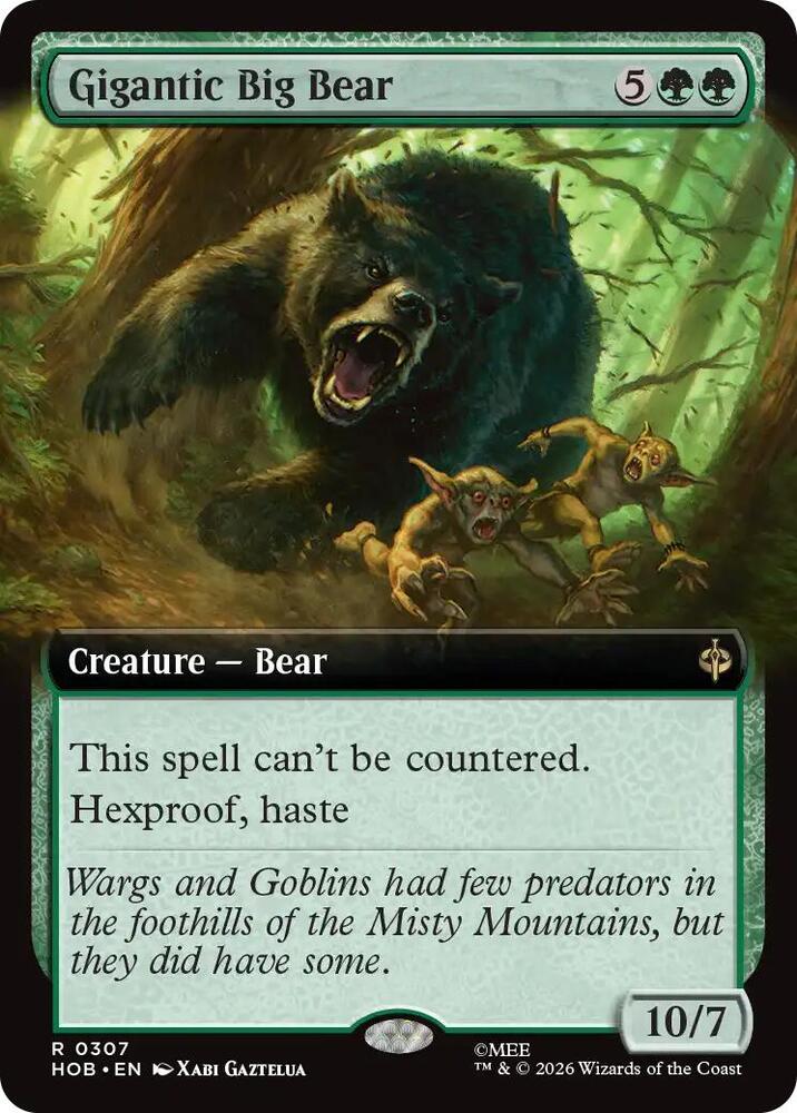 Gigantic Big Bear (Extended Art), The Hobbit 307