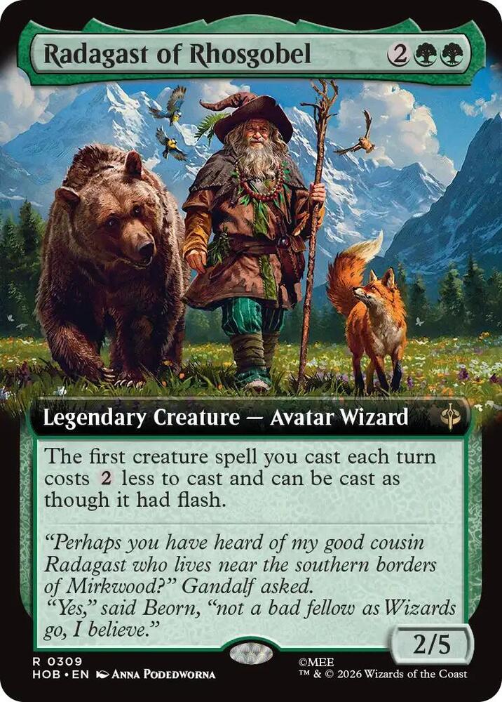 Radagast of Rhosgobel (Extended Art), The Hobbit 309