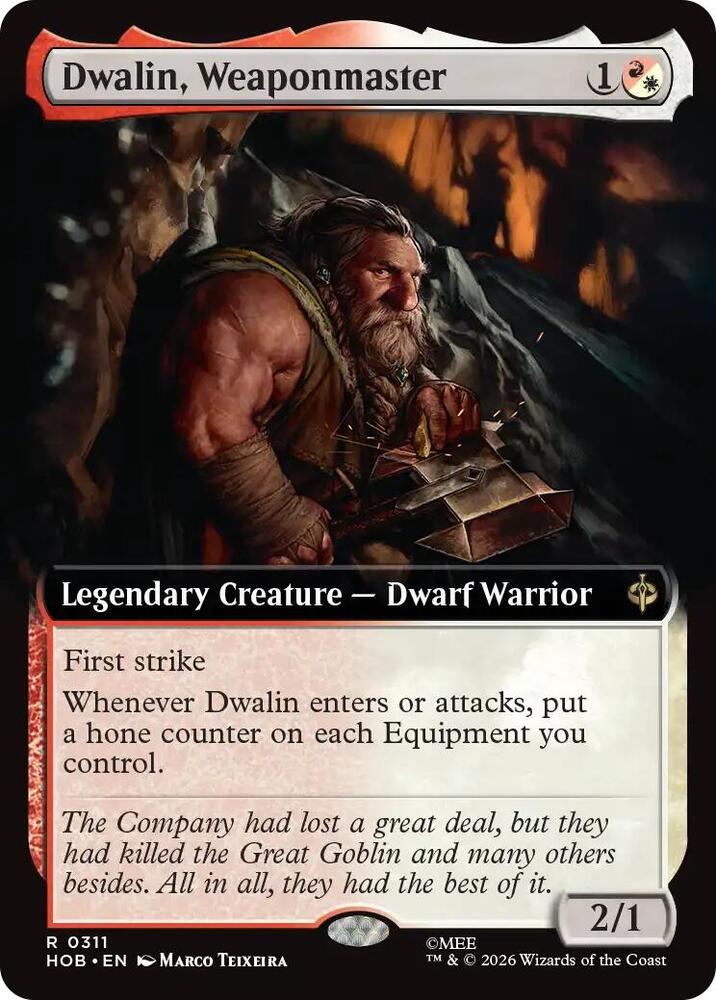 Dwalin, Weaponmaster (Extended Art), The Hobbit 311