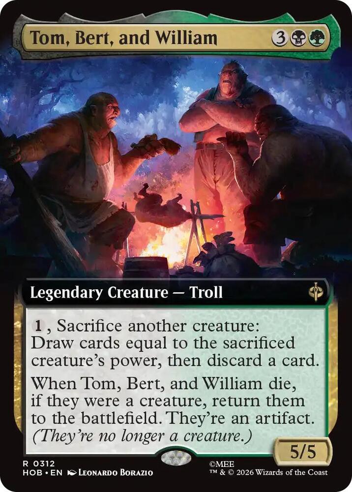 Tom, Bert, and William (Extended Art), The Hobbit 312