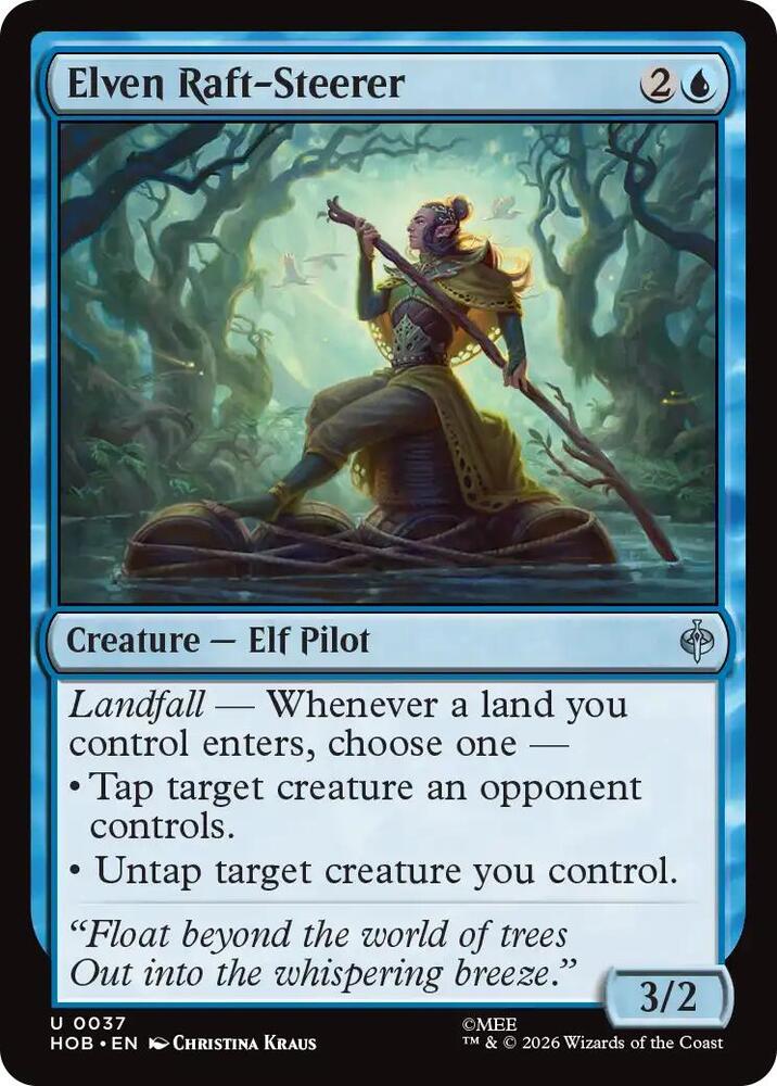 Elven Raft-Steerer, The Hobbit 37