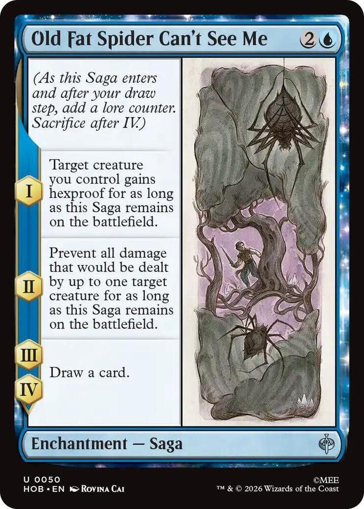 Old Fat Spider Can't See Me, The Hobbit 50