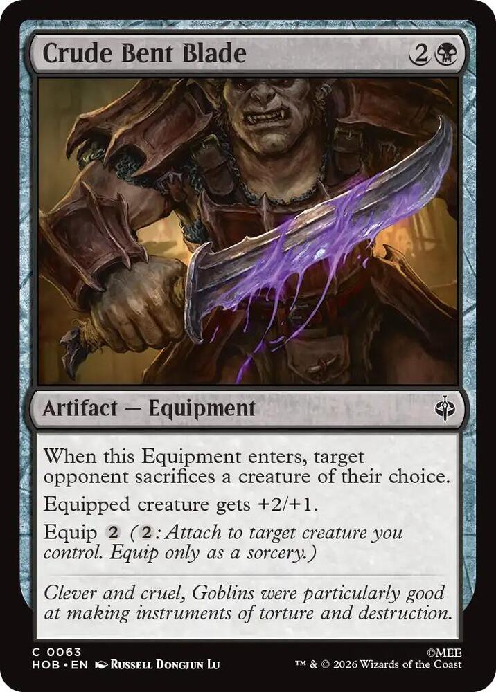 Crude Bent Blade, The Hobbit 63