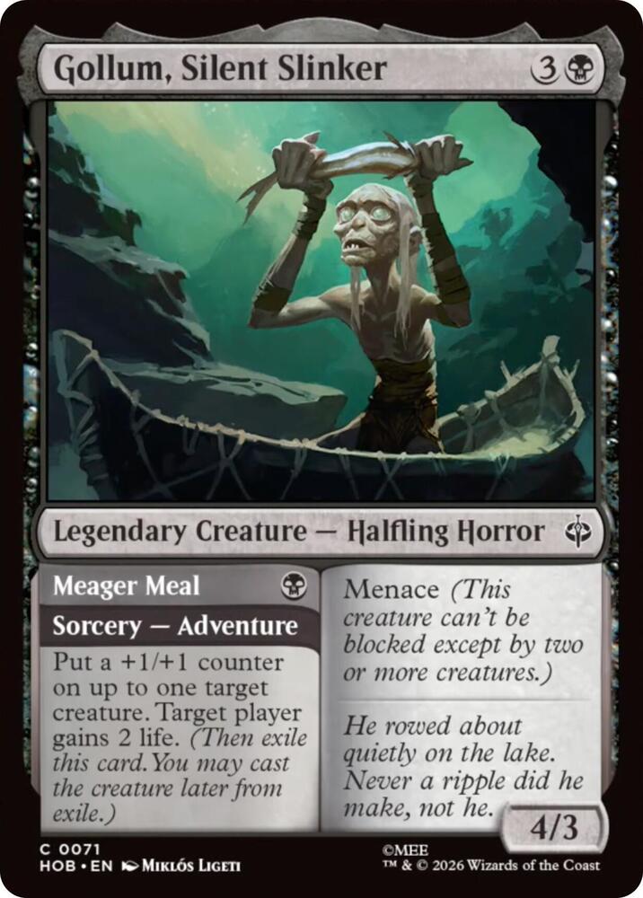 Gollum, Silent Slinker, The Hobbit 71