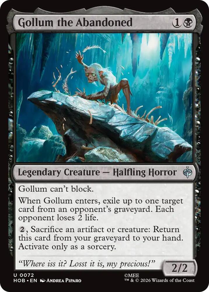 Gollum the Abandoned, The Hobbit 72