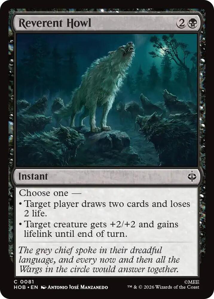 Reverent Howl, The Hobbit 81