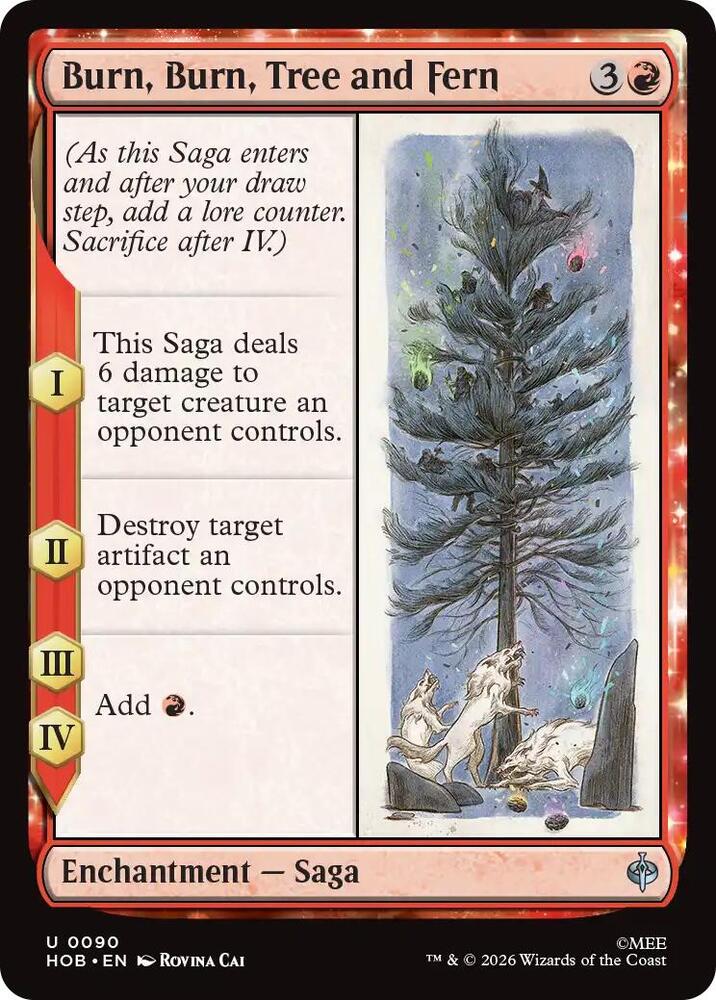 Burn, Burn, Tree and Fern, The Hobbit 90