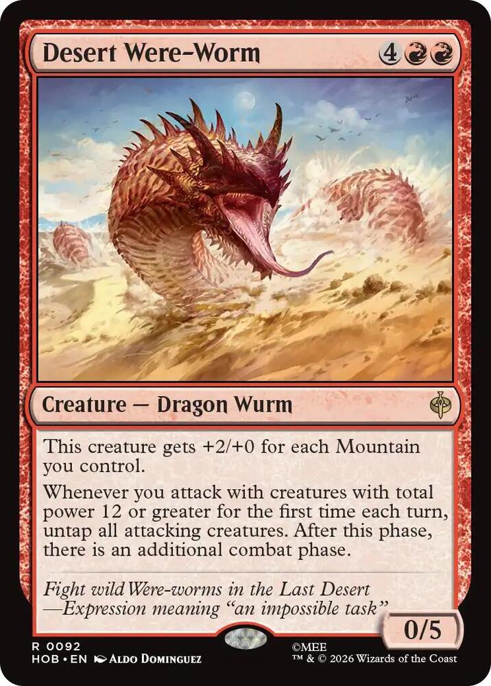 Desert Were-Worm, The Hobbit 92