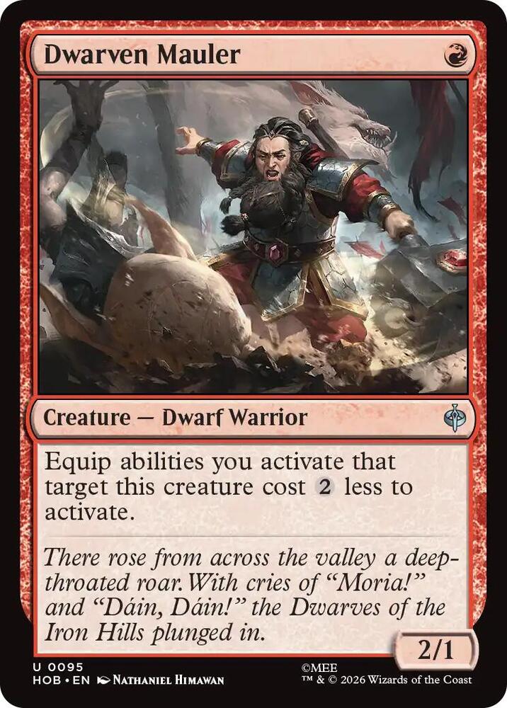 Dwarven Mauler, The Hobbit 95