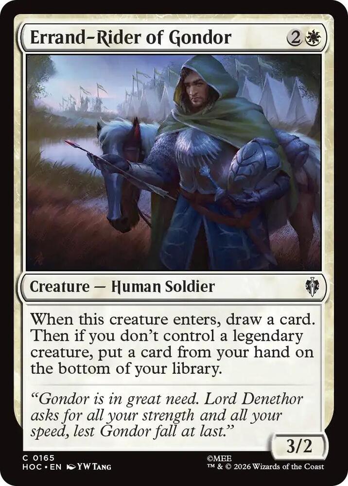 Errand-Rider of Gondor, The Hobbit: Eternal-Legal 165