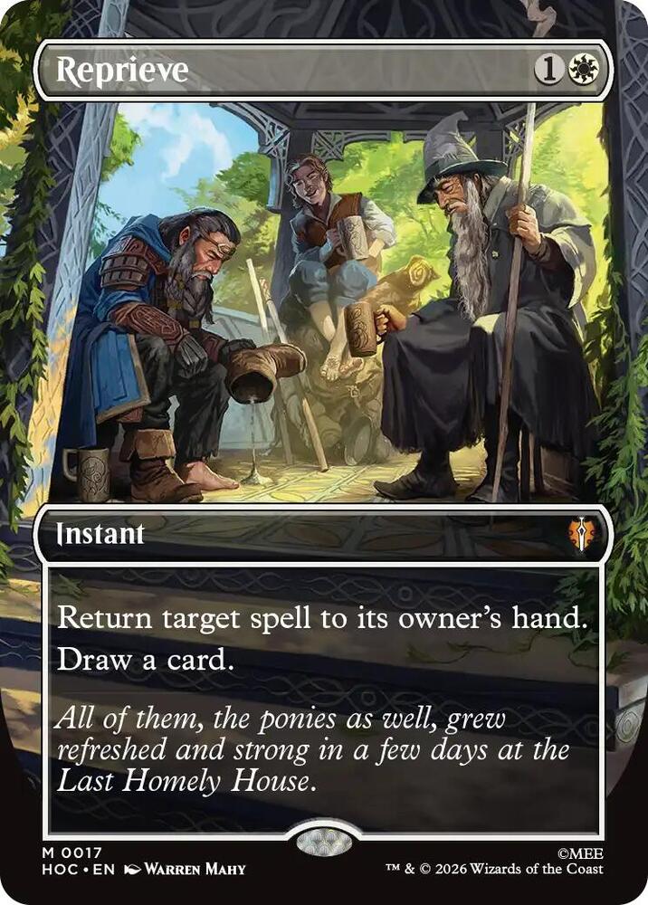 Reprieve (Borderless), The Hobbit: Eternal-Legal 17