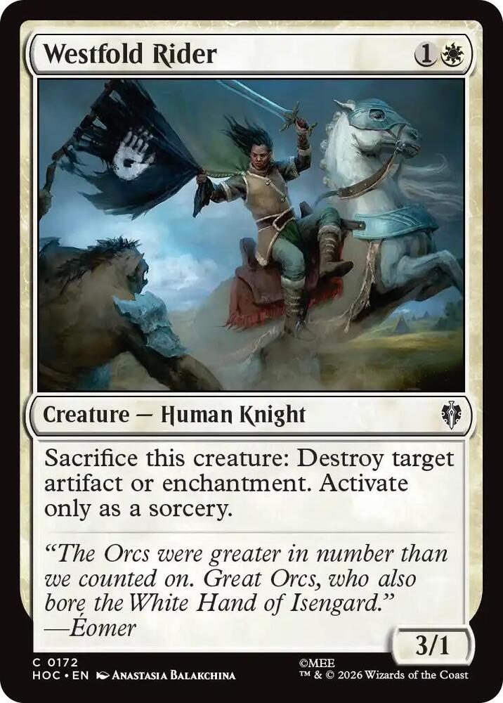 Westfold Rider, The Hobbit: Eternal-Legal 172