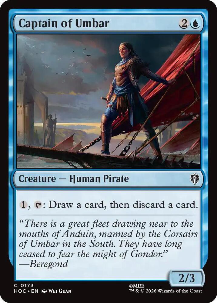 Captain of Umbar, The Hobbit: Eternal-Legal 173