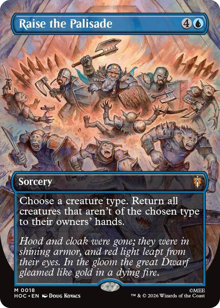 Raise the Palisade (Borderless), The Hobbit: Eternal-Legal 18