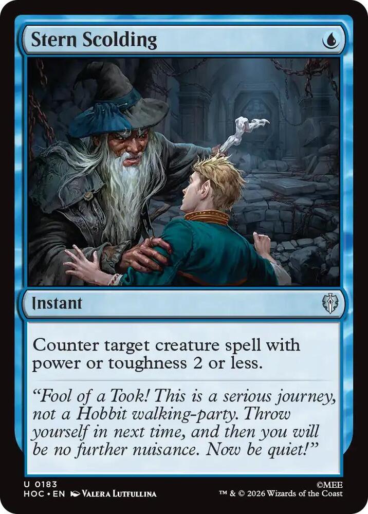 Stern Scolding, The Hobbit: Eternal-Legal 183