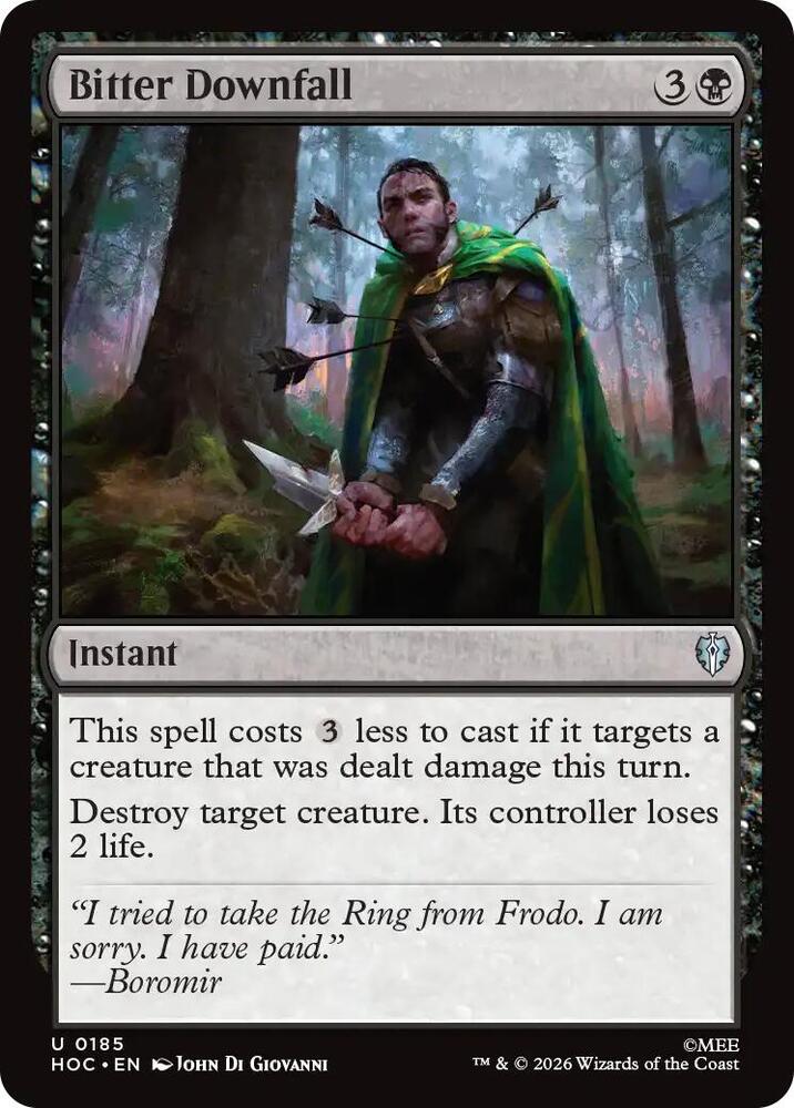 Bitter Downfall, The Hobbit: Eternal-Legal 185