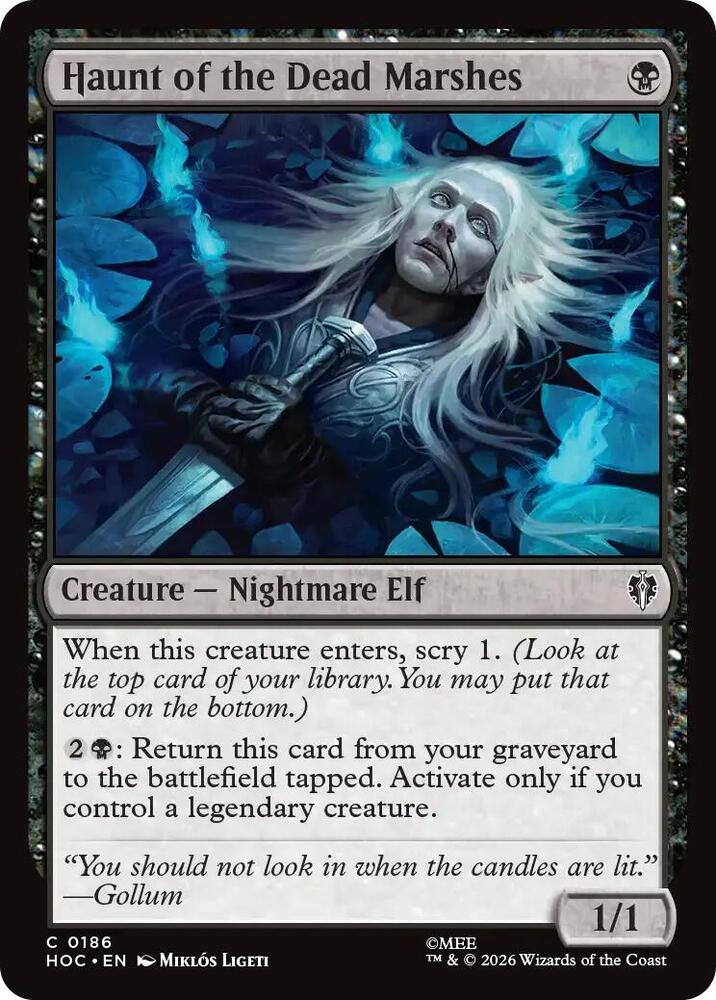 Haunt of the Dead Marshes, The Hobbit: Eternal-Legal 186