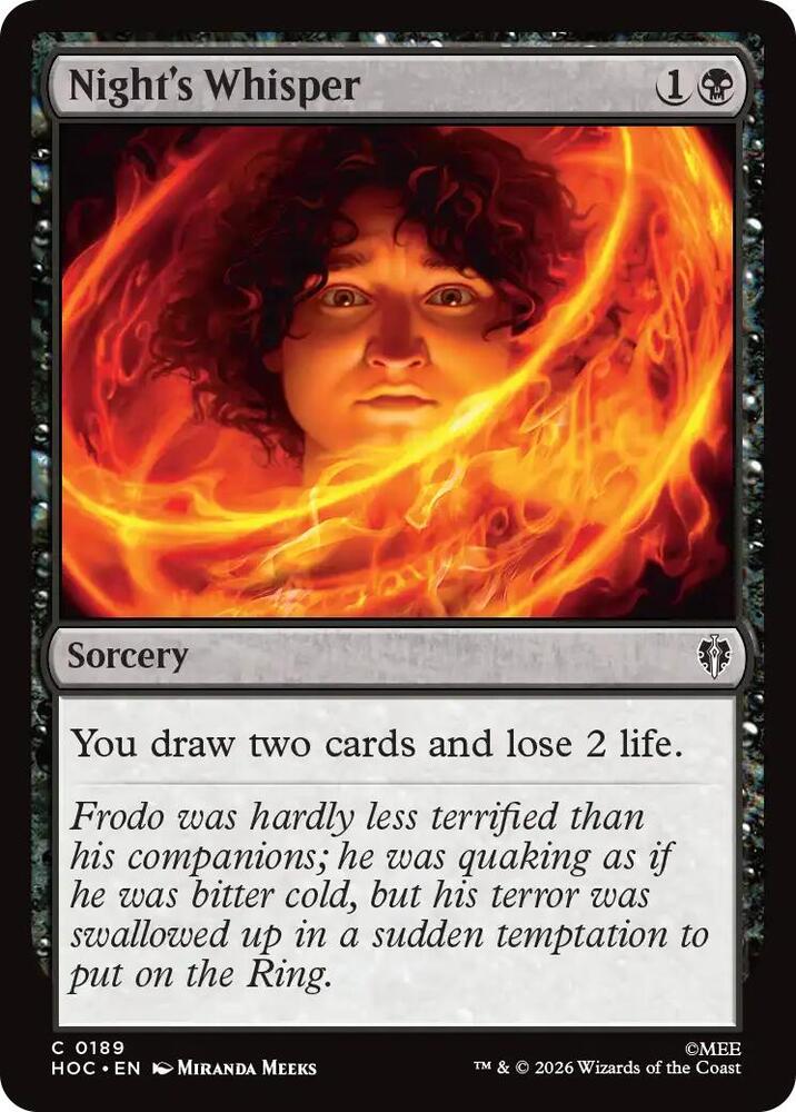 Night's Whisper, The Hobbit: Eternal-Legal 189