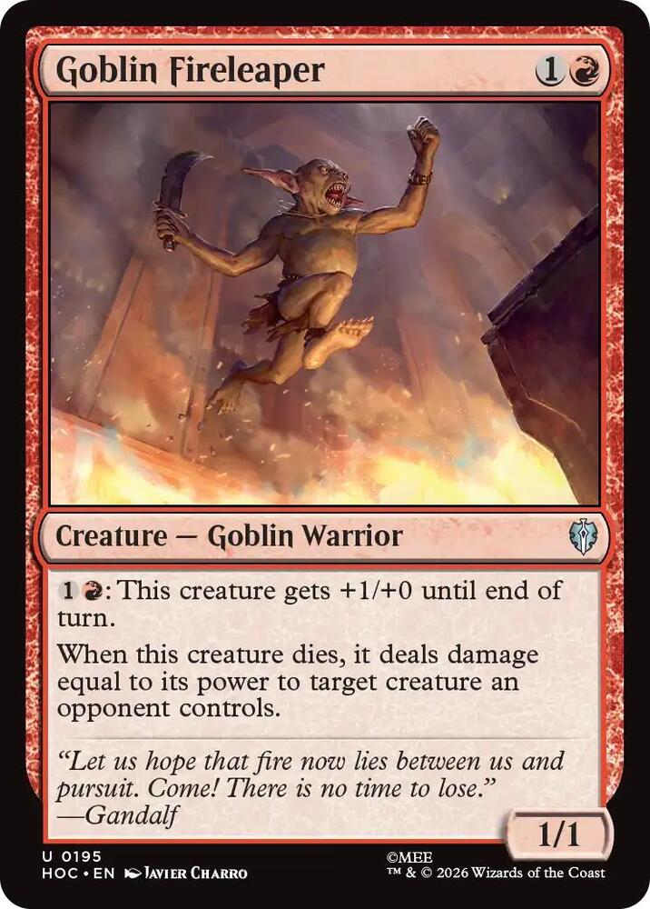 Goblin Fireleaper, The Hobbit: Eternal-Legal 195