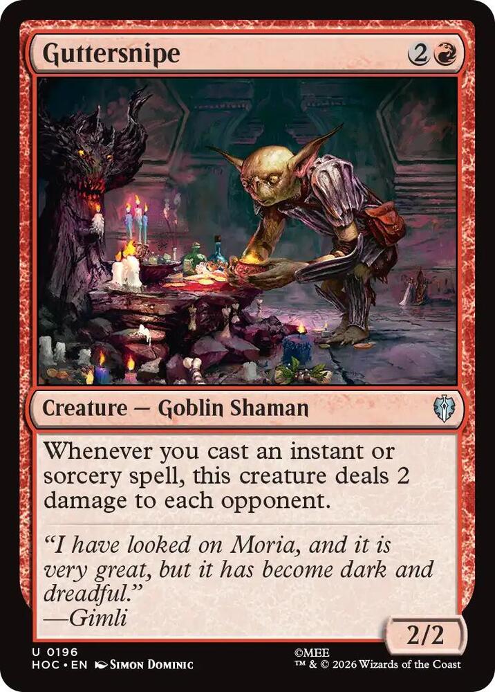 Guttersnipe, The Hobbit: Eternal-Legal 196