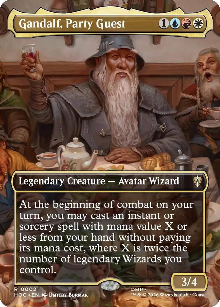 Gandalf, Party Guest (Borderless), The Hobbit: Eternal-Legal 2