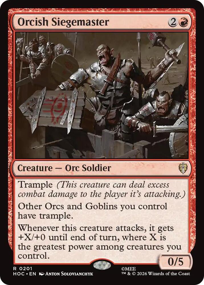 Orcish Siegemaster, The Hobbit: Eternal-Legal 201