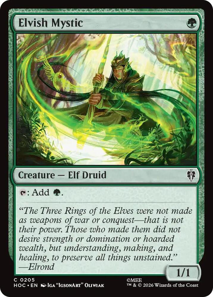 Elvish Mystic, The Hobbit: Eternal-Legal 205