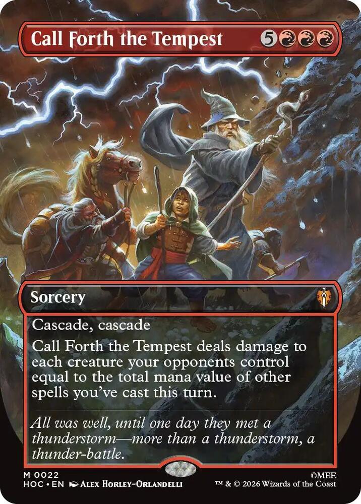 Call Forth the Tempest (Borderless), The Hobbit: Eternal-Legal 22